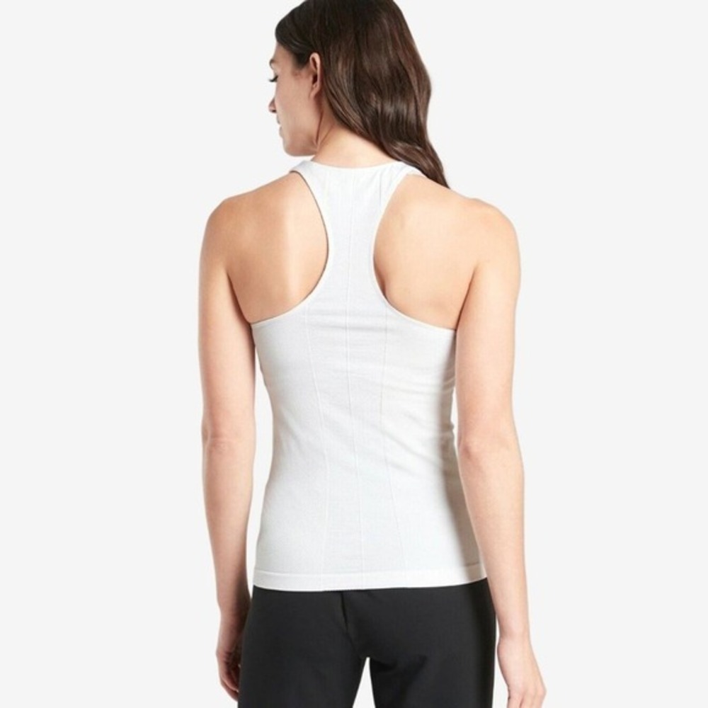 Athleta Shortcut Tank Top Size XS White Athletic Active Gym Workout - Picture 4 of 4